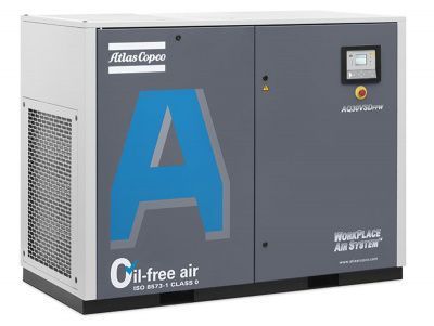 Винтовой компрессор Atlas Copco AQ55 VSD 13FF, с осушителем и частотным регулированием Винтовой компрессор Atlas Copco AQ55 VSD 13FF, с осушителем и частотным регулированием