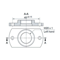 FLANGE M20X1 - LH (2050528753)