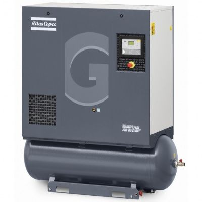 Винтовой компрессор Atlas Copco GA7 8,5P, на ресивере 270 литров, без осушителя Винтовой компрессор Atlas Copco GA7 8,5P, на ресивере 270 литров, без осушителя