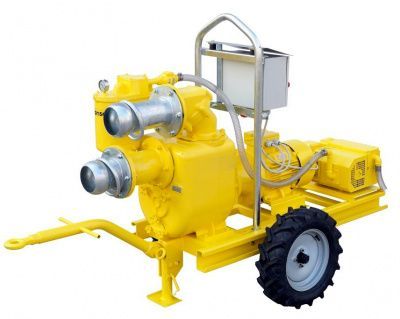 Электрическая мотопомпа Atlas Copco PAS 150MF ELECTRIC TROLLEY Электрическая мотопомпа Atlas Copco PAS 150MF ELECTRIC TROLLEY