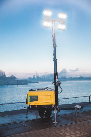 Atlas Copco HiLight V5 Plus дизельная осветительная мачта на шасси