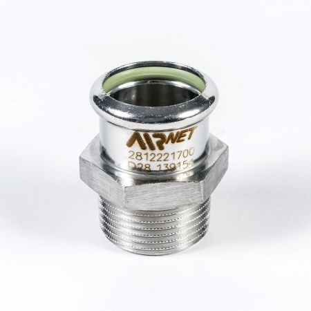 Переходник 316L ISO 7-R Male D76 на 2" 2812661700