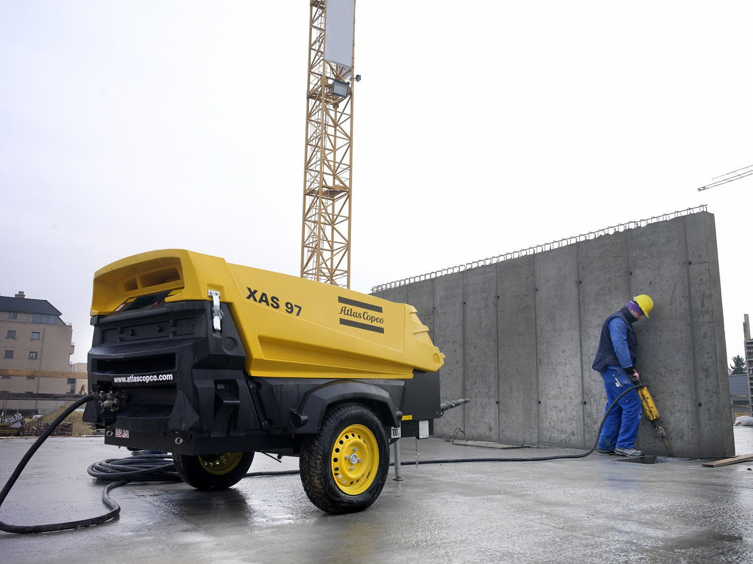 Дизельный компрессор Atlas Copco XAS 97