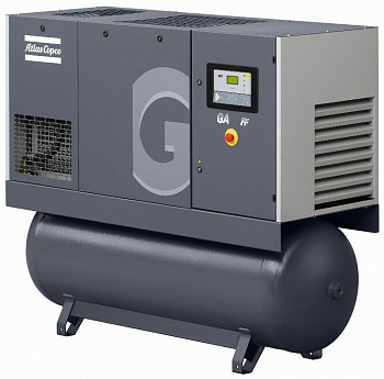 Винтовой компрессор Atlas Copco GA18 10FF, на ресивере 500 литров, с осушителем Винтовой компрессор Atlas Copco GA18 10FF, на ресивере 500 литров, с осушителем