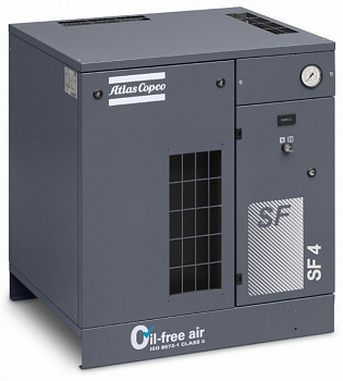 Спиральный компрессор Atlas Copco SF4 8P, без осушителя Спиральный компрессор Atlas Copco SF4 8P, без осушителя