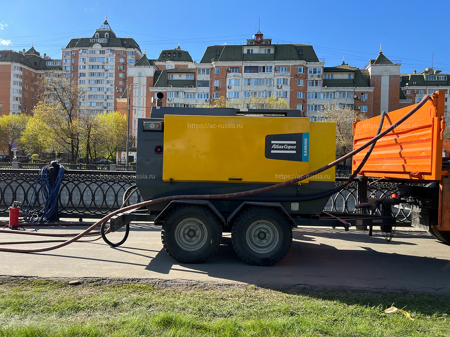 Дизельный компрессор Atlas Copco XAHS 450