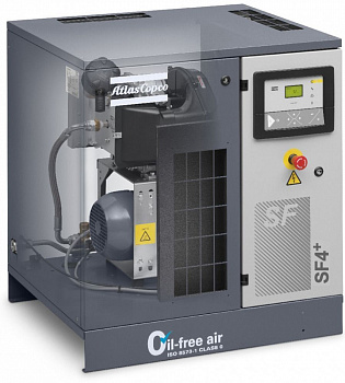 Спиральный компрессор Atlas Copco SF4+ 8P, без осушителя Спиральный компрессор Atlas Copco SF4+ 8P, без осушителя
