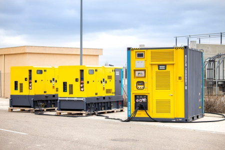 Хранилище электроэнергии Atlas Copco на АКБ