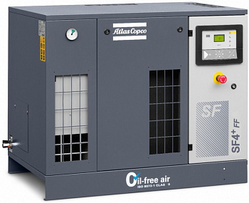 Спиральный компрессор Atlas Copco SF4+ 8FF, с осушителем Спиральный компрессор Atlas Copco SF4+ 8FF, с осушителем