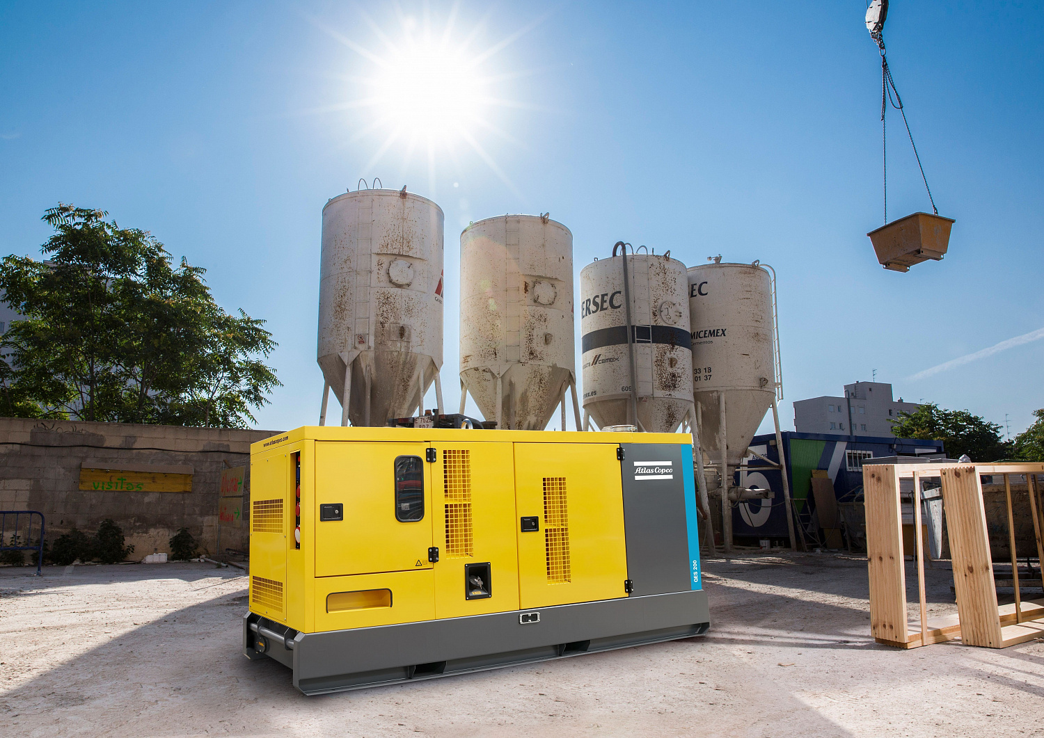 Генератор Atlas Copco QES80U
