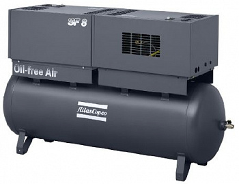 Спиральный компрессор Atlas Copco SF8 8P SKID TWIN, на ресивере 500 литров, без осушителя Спиральный компрессор Atlas Copco SF8 8P SKID TWIN, на ресивере 500 литров, без осушителя
